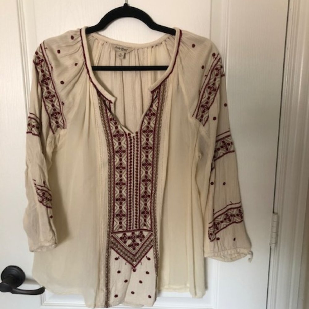 Lucky Brand | Peasant Blouse | XL